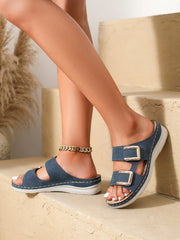 Cyflymder  Woman Trend Women's Slippers Casual Flower Hollow Wedge Beach Shoes Outdoor Fashion Platform Comfortable Non-slip Sandals