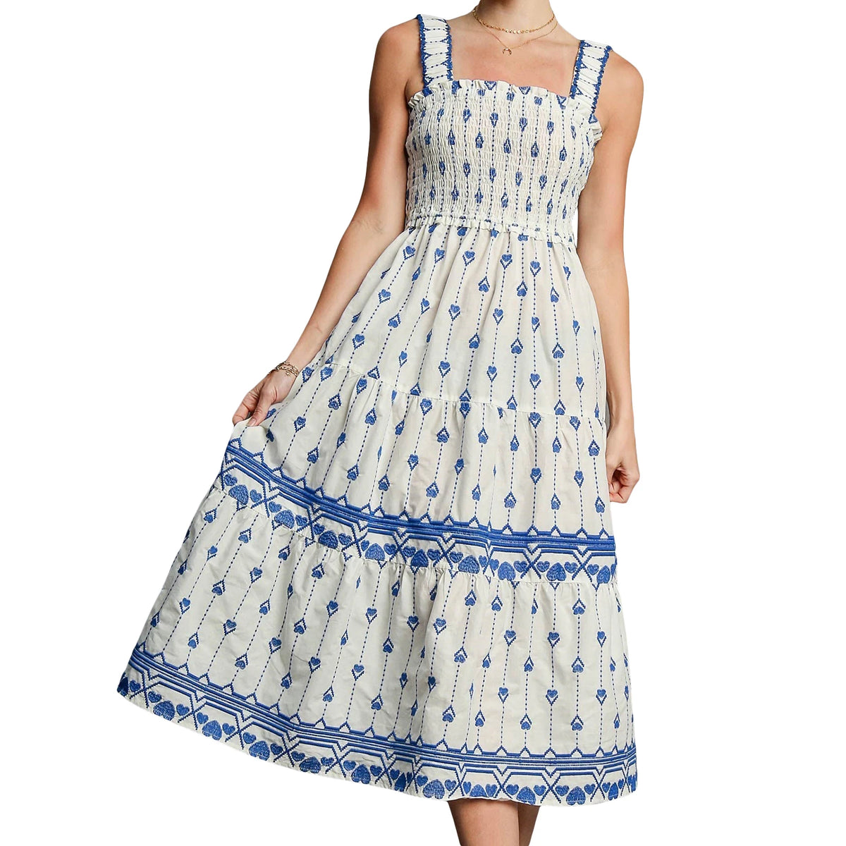 Cyflymder  Women s Boho Floral Print Sleeveless Maxi Dress with Adjustable Spaghetti Straps for Summer Beach Vacation Style