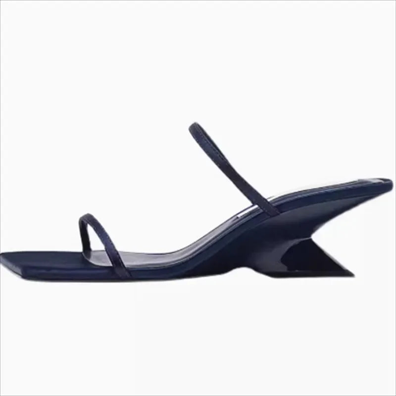 Cyflymder  Ladies Shoes on Sale Thin Belt Flip Flops Women Sandals Large Size Women's Platform Sandals Slippers Beach