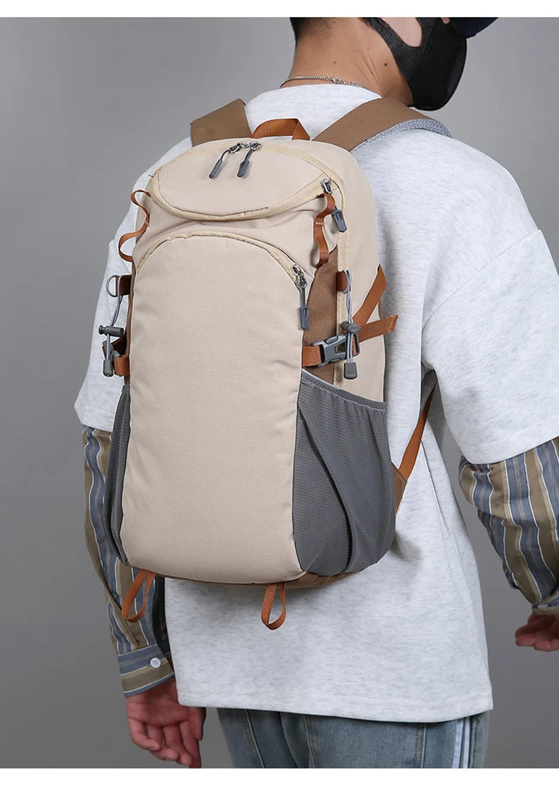 Cyflymder  Outdoor Climbing Backpack Large Storage Travel Communting Shopping Camping Bag Short Distance College Laptop Portable Schoolbag