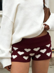 Cyflymder  Women s Crochet Shorts High Waist Boho Chic Knitted Summer Shorts with Drawstring Waistband Casual Beachwear Street Style