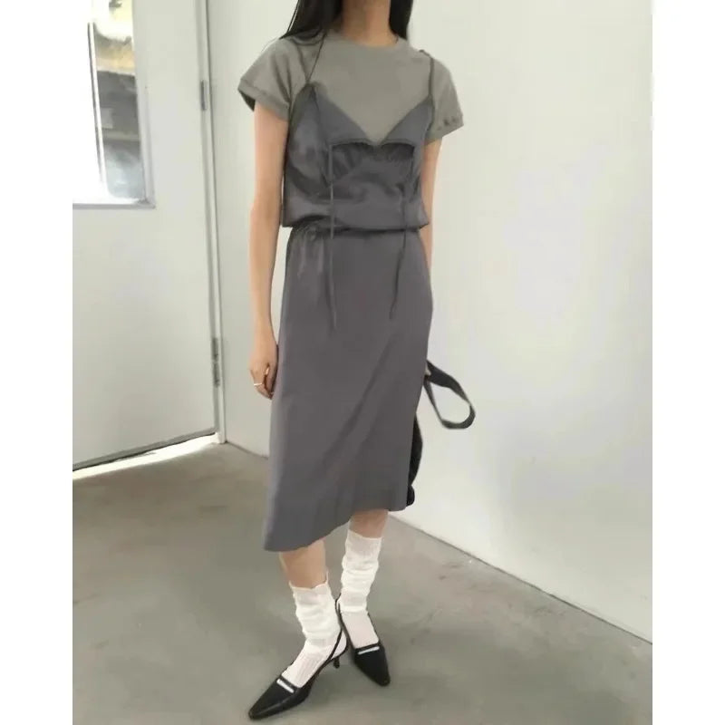 Cyflymder  Summer Pointed Toe Women Sandals Black Fashion Shallow Singbacks Shoes Design Style Low Heels Banquet Party Sandals