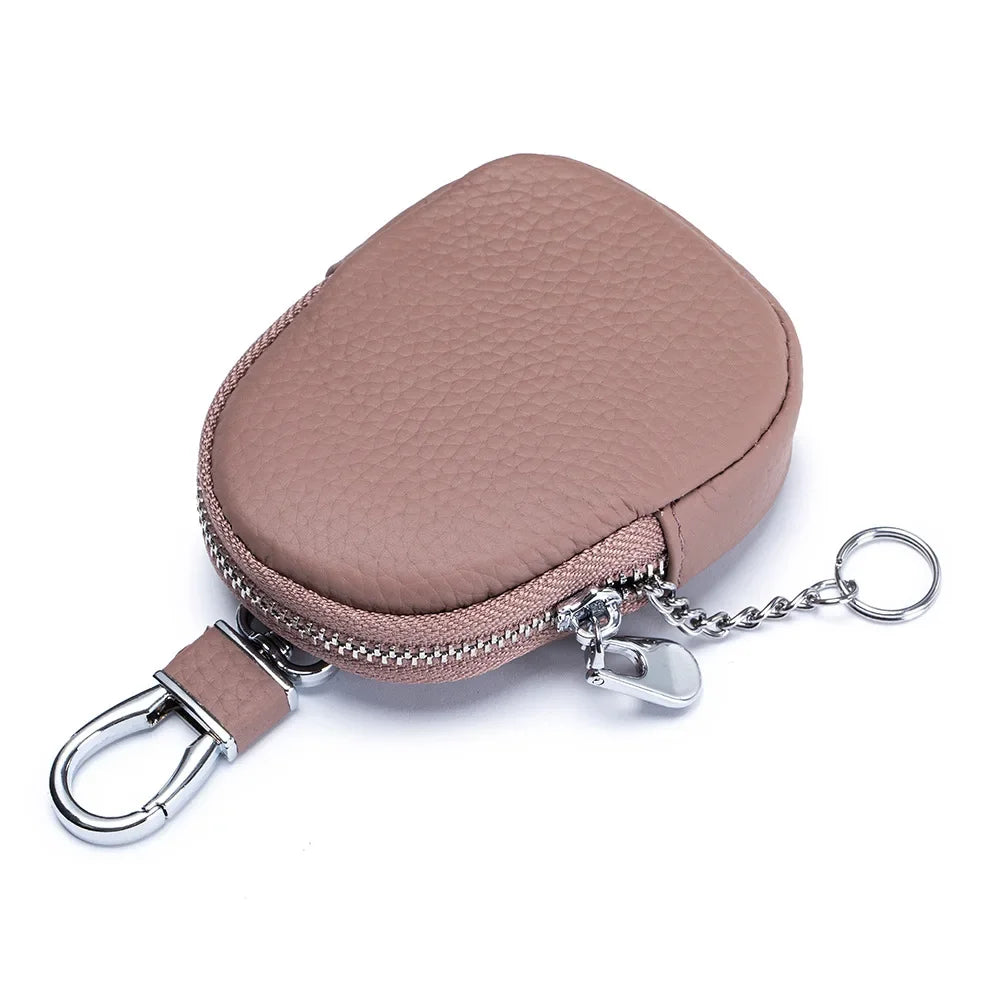 Cyflymder New Leather Coin Purse Small Women Change Wallet Personalize Mini Key Ring Pouch earphone Storage Bag girls Gift