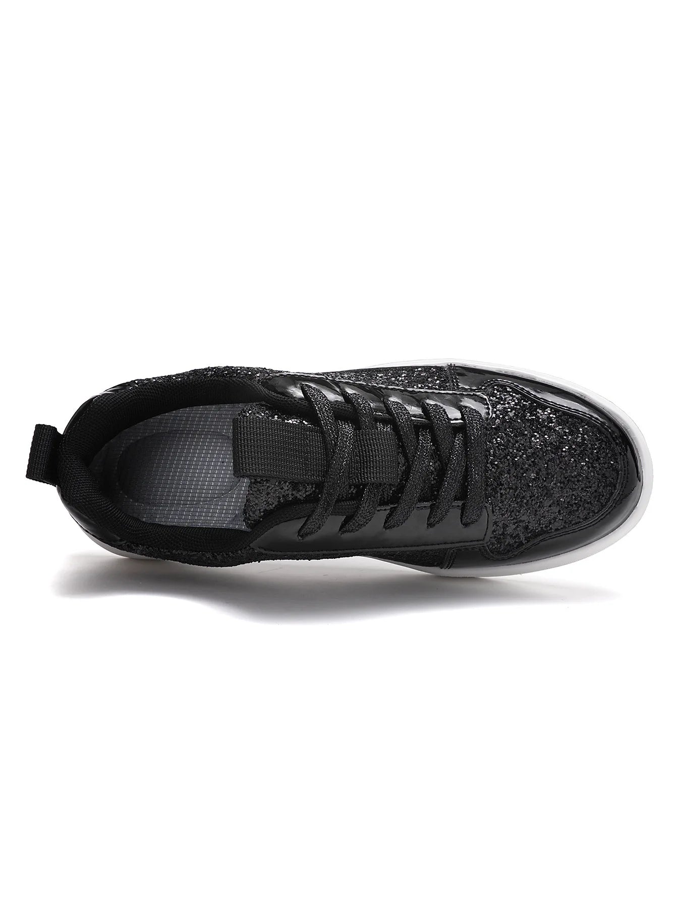 Cyflymder  Women's Patent Leather Shoes Woman Flat Sneaker Lace Up Designer Summer Ladies Comfortable Casual Footwear