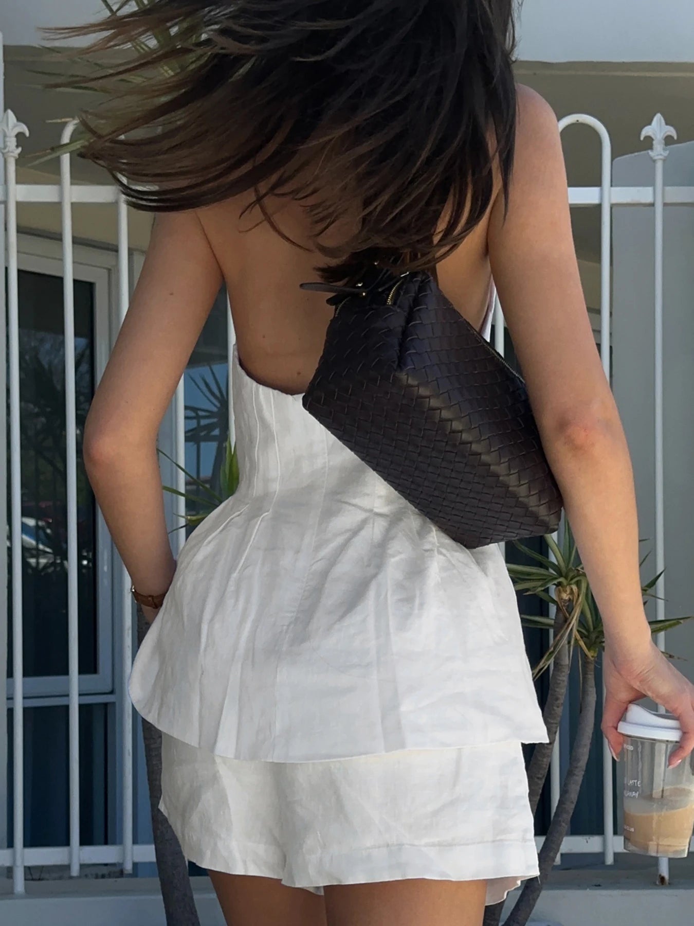 Cyflymder  Holiday Backless A-Line Halter Tops Elegant Slim V-Neck Sleeveless Tank Tops Women 2025 Summer Fashion Streetwear Ladies