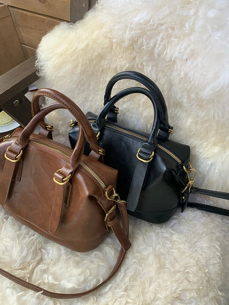 Cyflymder  Vintage Ladies Messenger Bag New Handbags for Women shoulder bags PU Leather Luxury Square Bag small totes bolsos