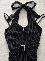 Cyflymder  Gothic Rose Original Y2K Retro Spicy Girl Bla Strap Top Faionable Super Cute Summer New Arrival Women's Vest Top