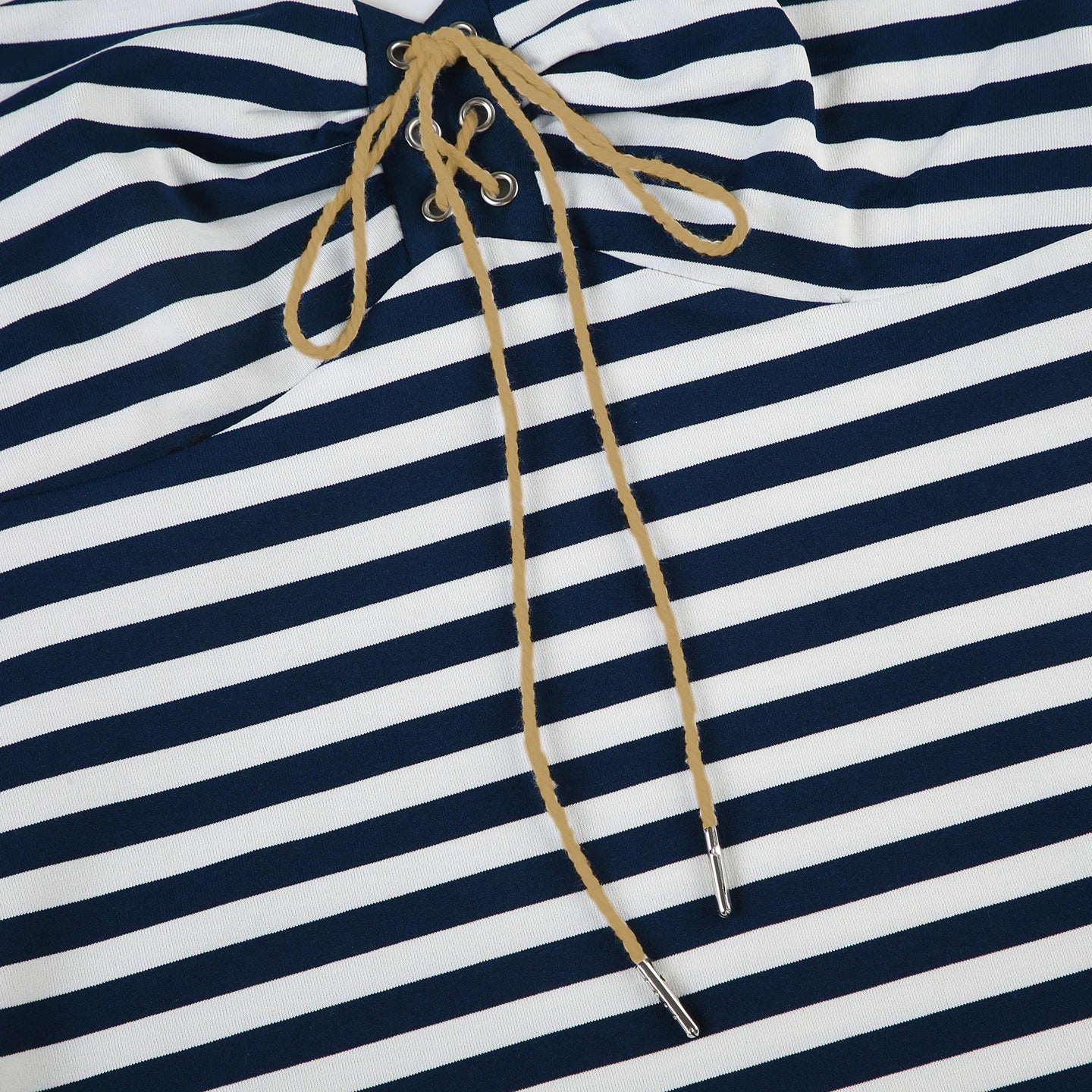 Cyflymder  Casual Striped Bandage Halter Tops Slim Backless Slash Neck Sleeveless Tank Tops Women Summer Fashion Streetwear