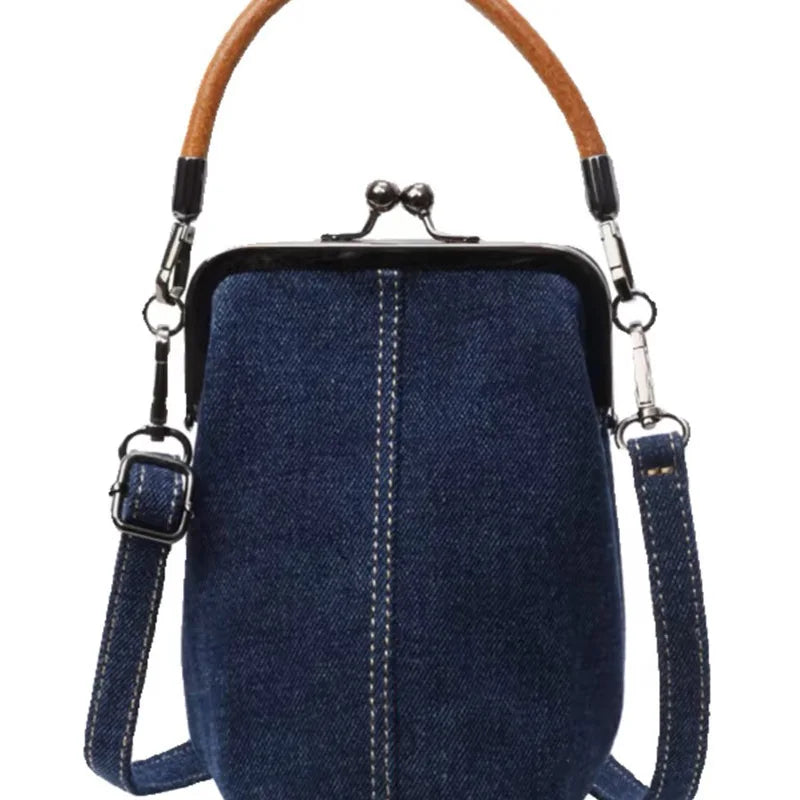 Cyflymder  Unique design women Shoulder Bag Denim small handbags Jeans female messenger bags phones sling bags Bolsa blue bao