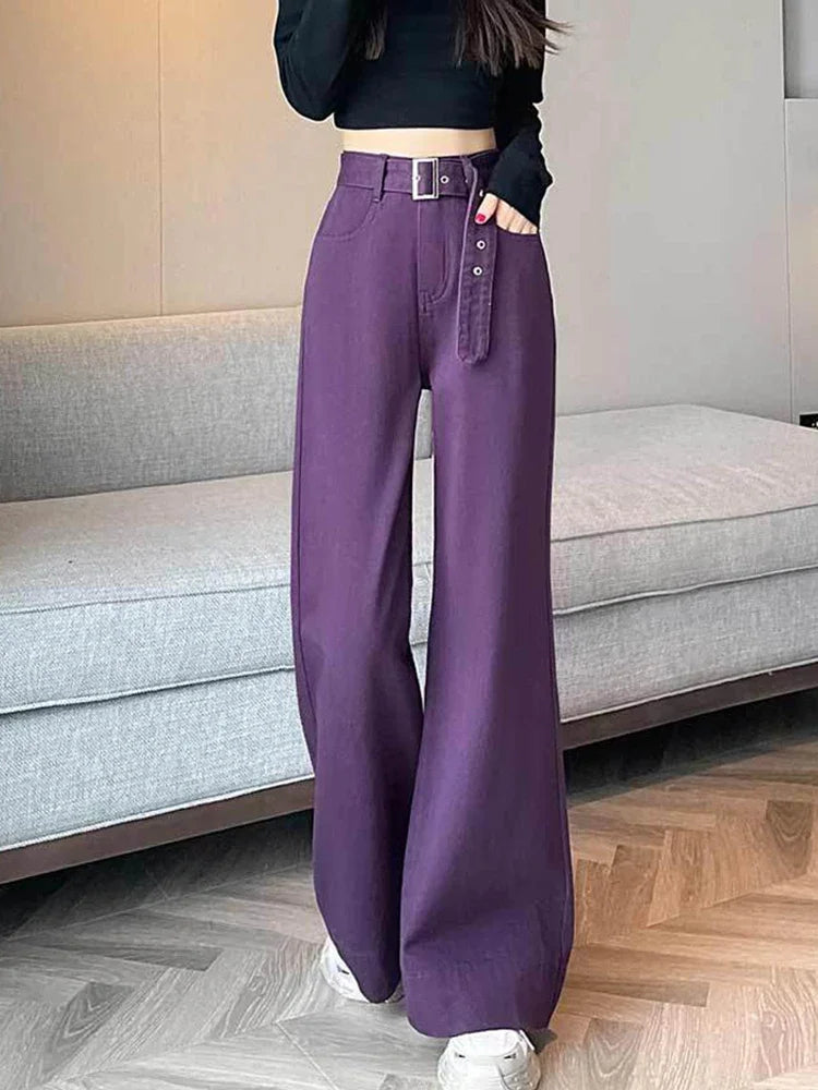 Cyflymder  Jeans Women Summer 2025 New All-match High Street Loose Full Length European Style Harajuku Retro Denim Y2k College Fashion New