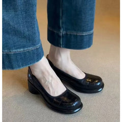 Cyflymder  New Women Pumps Fashion Genuine Leather Office Shoes Woman Luxury Brand Design Women Caucal Shoes Elegant High Heels Female