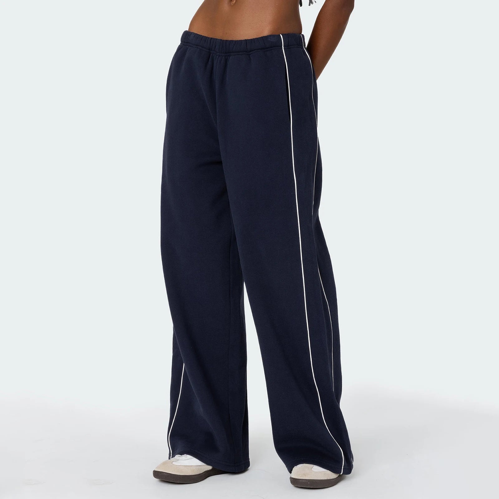 Cyflymder  Women's Casual Joggers Sweatpants Spring Fall Drawstring High Waist Wide Leg Trousers Baggy Athletic Sweatpants
