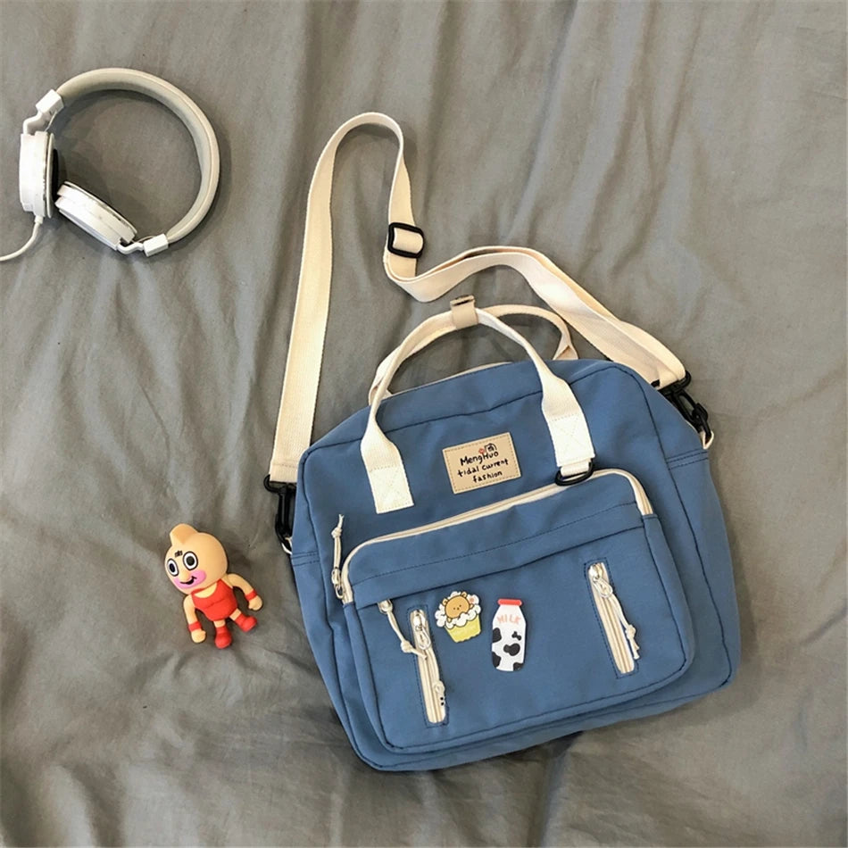 Cyflymder  Kawaii Backpack Women Back Pack Cute Mochila Japanese High School Girls Backpack School Bags for Teenage Girls Multi Pockets Sac