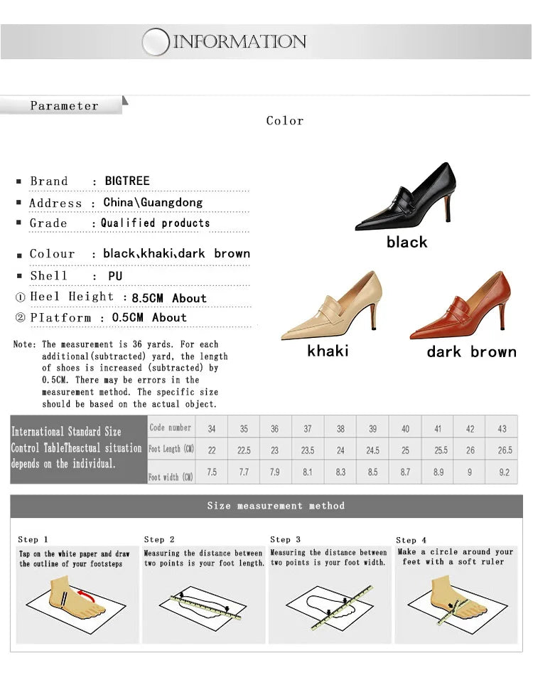 Cyflymder Shoes Retro Pointed Toe Women Pumps Leather Shoes High Heels Versatile Stilettos Elegant Women Heels Ladies Shoes 2025