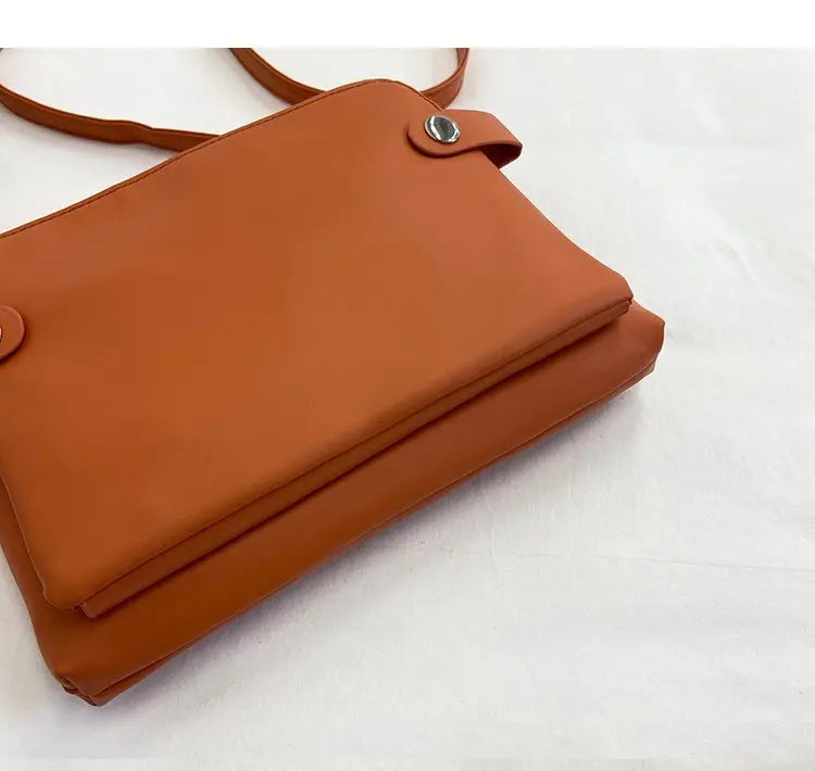 Cyflymder  Vintage pu leather women shoulder bag Multiple pockets female crossbody bag Casual Messenger bag big handbag phone wallet bolsa