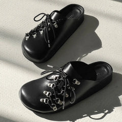 Cyflymder  Unique Design Black Slide Sandals For Men Women Couple Shoes Summer Breathable Mule Slip On Casual Daily Footwear