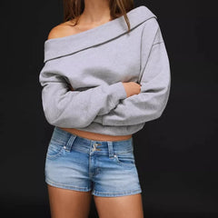 Cyflymder  Women's Low Rise Jean Shorts Y2k Stretchy Mini Denim Shorts Summer Trendy Micro Jorts Sexy Ripped Short  ﻿