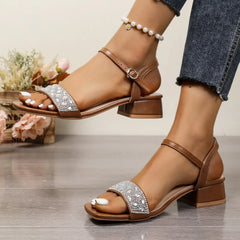 Cyflymder  New Fashion Women's Sandals black and white Low Heel Casual Shoes Women Open Toe Summer Light Fashion Women's Shoes