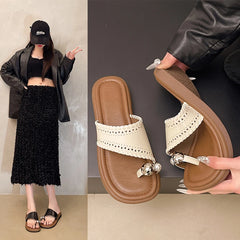 Cyflymder  Woman Comfort Cushion Slippers for Women Woman Rhinestone Design Women's Slippers  Summer Shoes Sale Shoes
