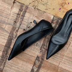 Cyflymder  Spring Vintage Women Leopard Pumps Shoes Fashion Pointed Toe Slip on Shoes Concise Office Lady Shoes
