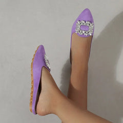 Cyflymder  4-Style Crystal Mules Women Pointed Toe Diamond Slippers Summer Shoes Woman Sandalias Large Size 34-43 Cover Toe Slides