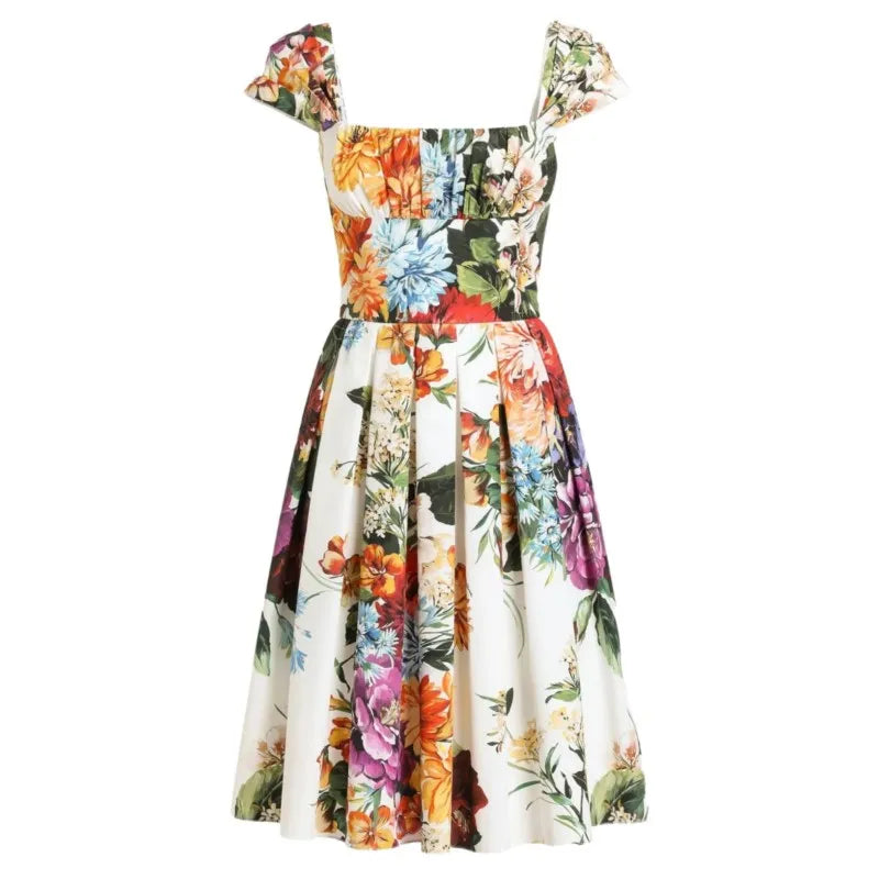 Cyflymder  Women Summer Pin Up Casual Party Dress 2026 Short Sleeve Retro Robe 60s 50s Vintage Rockabilly 1960s 1950s Swing Dress Vestidos