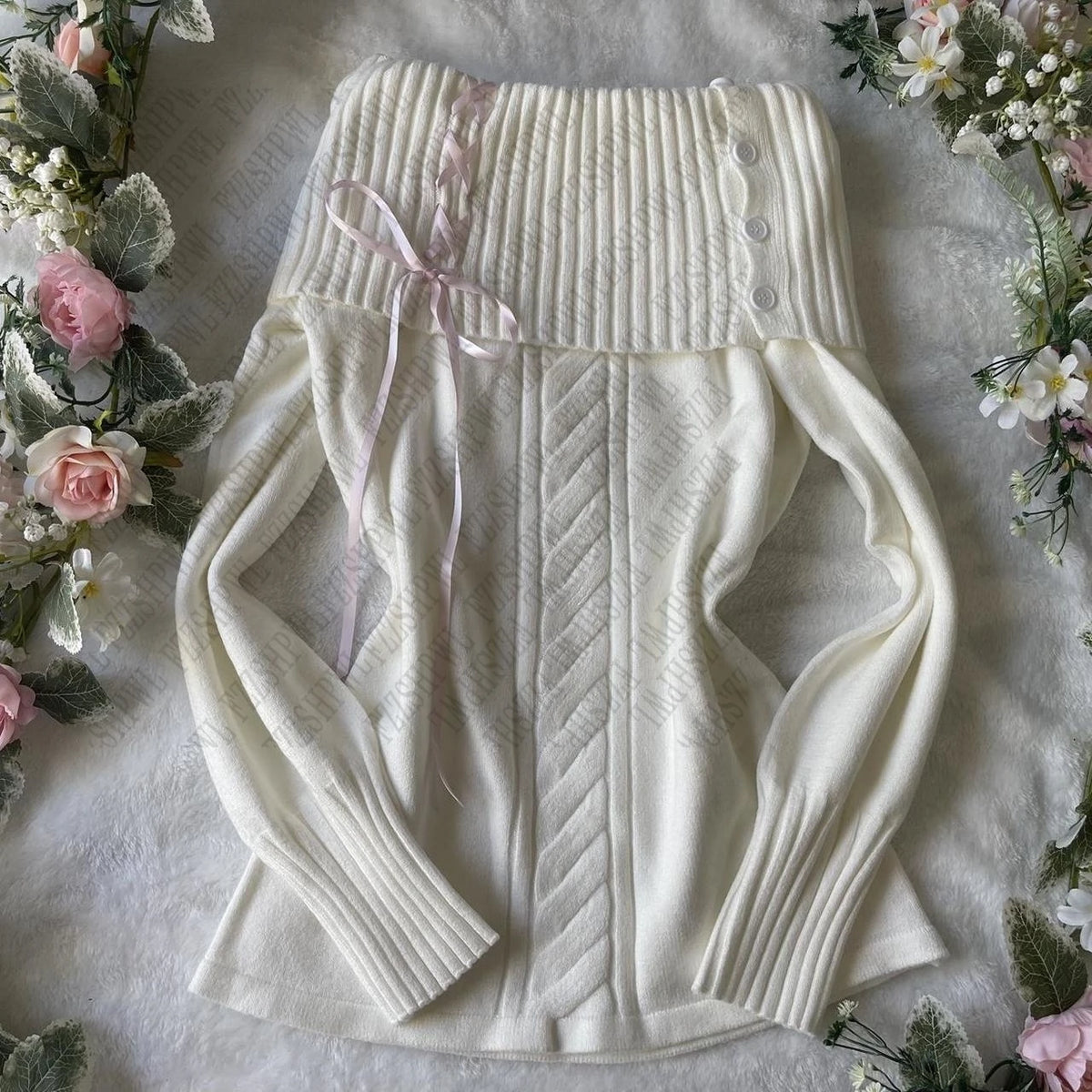 Cyflymder  Sweet Elegant Sweater Kawaii Fashion Y2K Woman's Cute Clothing Korean Aesthetic Knitwear Daily Long Sleeve Soft Classic Pullover