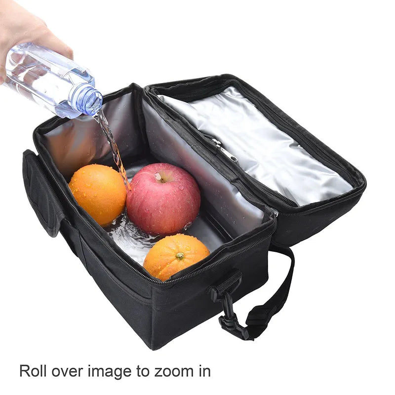 Cyflymder Lunch Bag Reusable Insulated Thermal Bag Women Men Multifunctional 8L Cooler and Warm Keeping Lunch Box Leakproof Waterproof