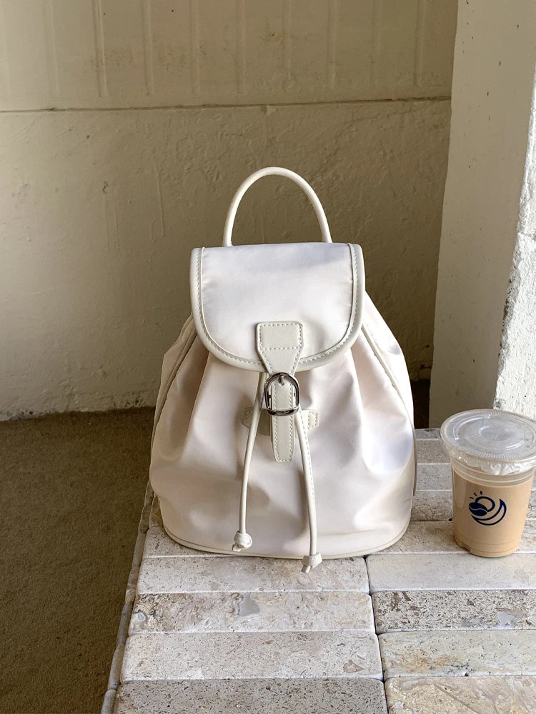 Cyflymder  Fashion Simple Design Unisex Oxford Backpack College Women's Shoulder Back Beach Bag School Casual Korean Style Bagpack