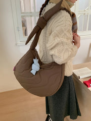 Cyflymder  Casual Large Capacity Crossbody Bag Women's Autumn Winter New Fashion Lightweight Single Shoulder Bag Simple Match Commute