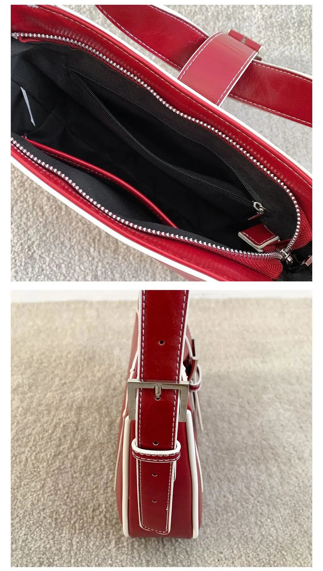 Cyflymder  Trendy Fashion Simple Vintage Mini Square Bags Korean Office Lady All Match Underarm Bag Women Y2k Aesthetic Shoulder Handbags