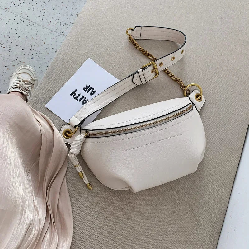 Cyflymder  Designer Chest Bags for Women Knitting Crossbody Bags Chains Ladies Chest Handbag Travel Bag Fashion Knitting Bag New