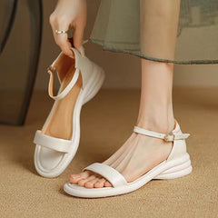 Cyflymder  Women's Heeled Sandals Fashion Elegant Woman Shoes Dress Walking Comfort Slippers New Brand Chunky Mujer Flip Flops