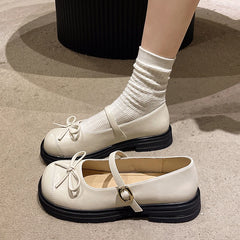 Cyflymder  Shoes Woman 2025 Modis Oxfords British Style Female Footwear All-Match New Cute Leather Preppy Dress Summer Fashion Mary Janes