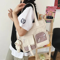 Cyflymder  Nylon Ladies Tote Messenger Bag Oxford Handbag Cross body Bags for Girls Satchels Waterproof Canvas Women Handbags Shoulder Bags