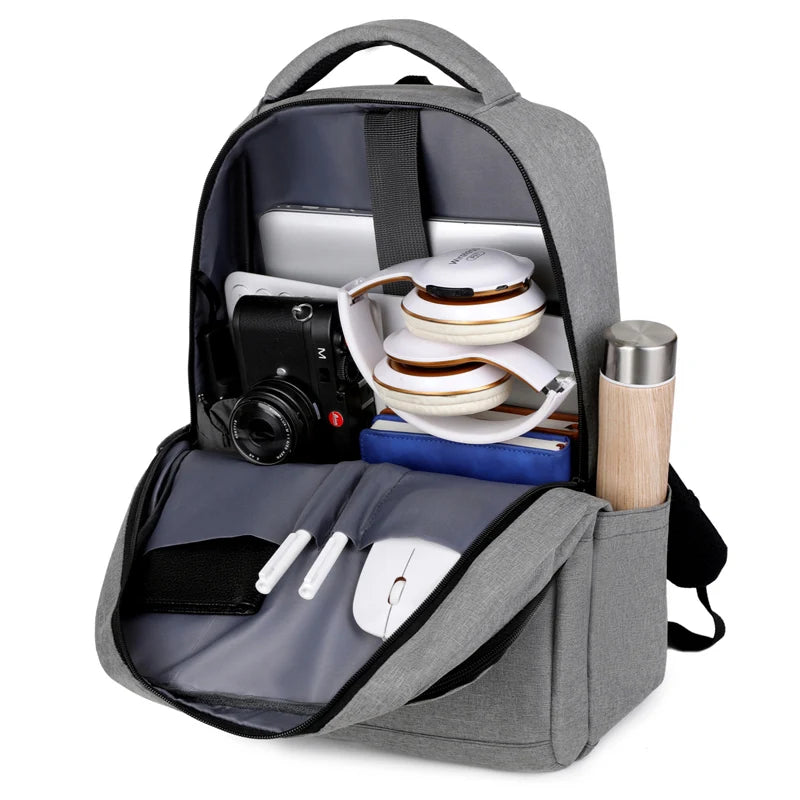 Cyflymder New Fashion Backpack Oxford Cloth Waterproof Multifunctional Handbag Large Capacity Laptop Bag 15'6 Unisex With USB Travel Bag