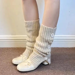 Cyflymder   New Womens Mary Jane Shoes Exquisite Round Head Stretch Boots for Woman Fashion Bow High Heeled Boots Designer Shoes Botas Mujer