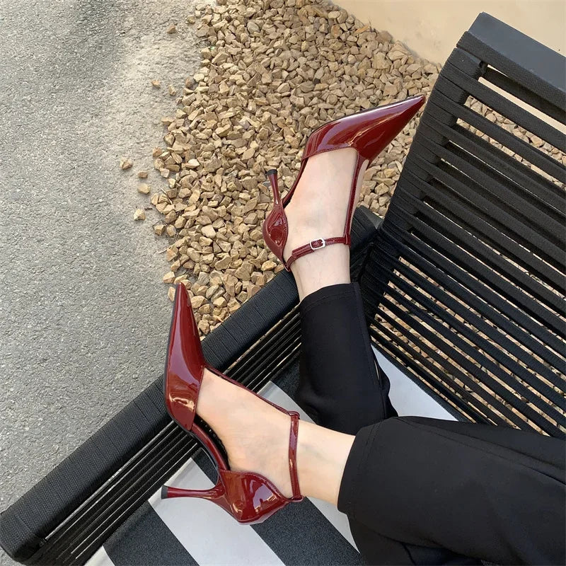 Cyflymder  Spring Autumn Brand Women Pumps Shoes Fashion Pointed Toe Ladies Elegant Hollow Out Sandals Fashion women shoes