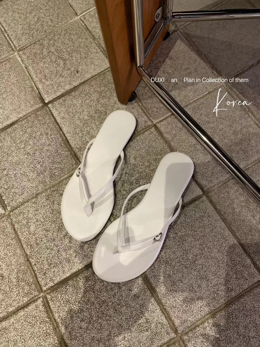 Cyflymder  Beach Shoes Rubber Flip Flops Slippers Soft Sabot Hawaiian Comfort Spring  Shoes Women Slippers For Swimming Pool Rubber Flip Fl
