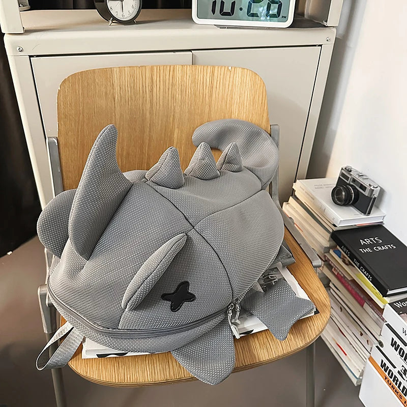 Cyflymder  College Students Funny Kawaii Backpacks Streetwear Y2k Aesthetic Trendy Women Bags Men Personality Vintage Fashion Ins Backpacks