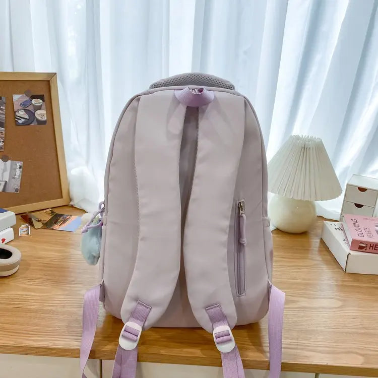 Cyflymder  Korean Ins High-capacity Star Letter Embroidery Schoolbags Preppy All Match Vintage Students Backpack Y2k Aesthetic Backpacks
