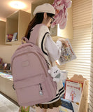 Fashion Lady High Capacity Waterproof College Backpack Trendy Women Laptop School Bags Cute Girl Travel Book Bag Cool