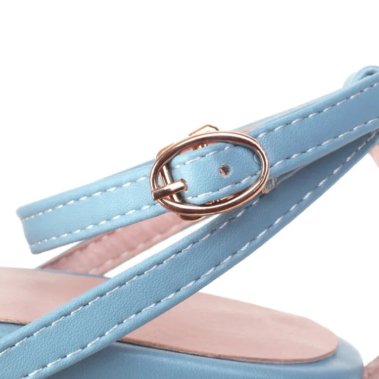 Cyflymder  Square Toe Spring Shoes 2025 Sandals Summer Heels Suit Female Beige Large Size Buckle Strap Open New Girls Block Black Big Fashion