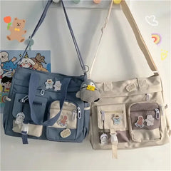 Cyflymder  Nylon Ladies Tote Messenger Bag Oxford Handbag Cross body Bags for Girls Satchels Waterproof Canvas Women Handbags Shoulder Bags