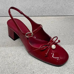 Cyflymder  Women Soft Round Toe Casual Female Sneakers Shallow Mouth Pearl Decorateion Flats Moccasins