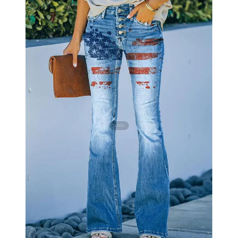 Cyflymder  New Arrival European American Plus Size Women Casual Pants Floral Print Thin Long Trousers Fashion Comfortable Loose Fit Summer