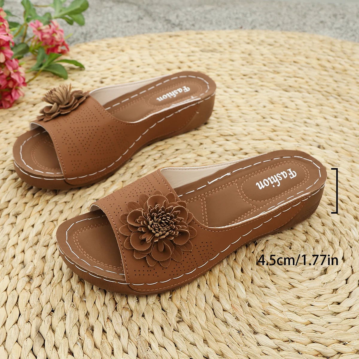 Cyflymder  Shoes Women Sandals Fashion Wedge Ladies Shoes Beach Women's Sandals Slip on Soft Zapatos De Mujer Footwear Female Hot