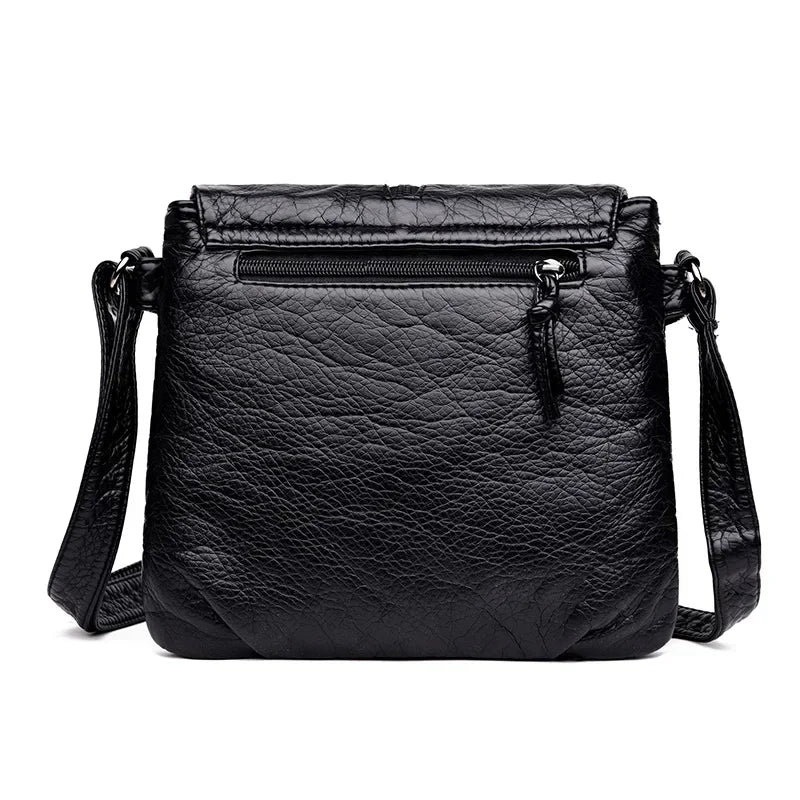 Cyflymder  Casual Women Crossbody Bags with tassel Soft PU Leather Messenger Bag Female Small Bags Multiple Pockets Versatile Large capacit