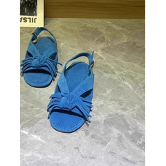 Cyflymder  Women Sandals PVC Flat New Open Toe Beach Female Jelly Shoes Solid Women Footwear Casual Platform Cut Out Comfy Ladies Sandals