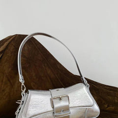 Cyflymder  Fashion PU Leather Commuting Totes Bag for Women Alligator Pattern Armpit Handbag Female Small Underarm Messenger Clutch Purse ﻿